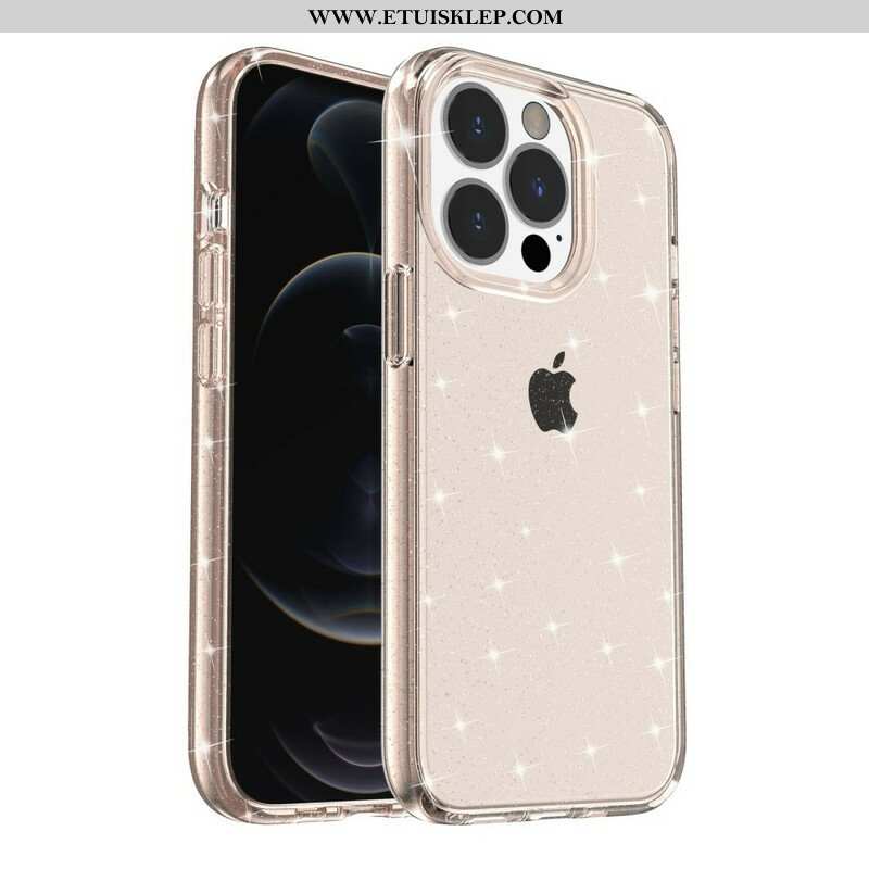 Etui do iPhone 13 Pro Max Przezroczyste Cekiny